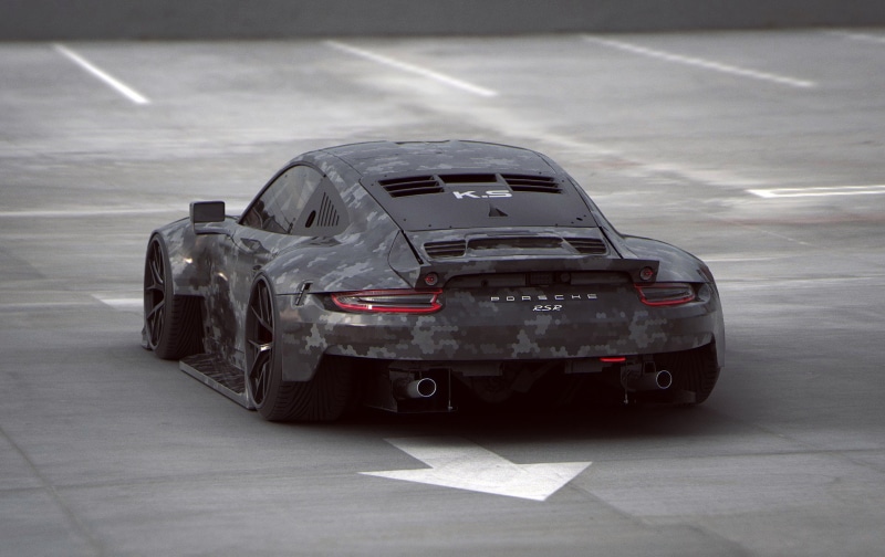720P, car, 3D, Porsche 911, vehicle, Porsche, Khyzyl Saleem, widebody, render, artwork