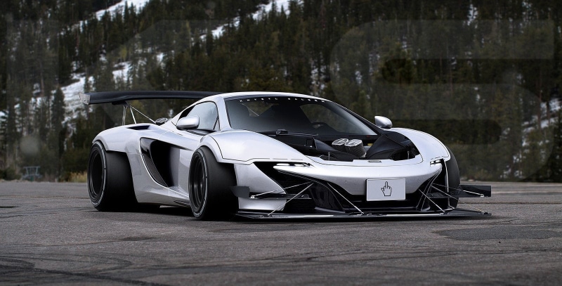 render, widebody, Khyzyl Saleem, 720P, McLaren, digital art, car