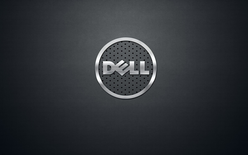 digital art, logo, Dell, computer, 2K