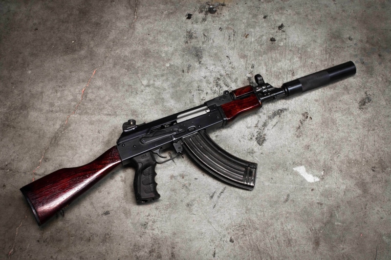 background, sign, brown, high angle view, security, still life, violence, communication, danger, sniper, AK-74, no people, handgun, shooting A Weapon, gun