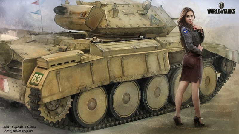 russia, girl, people, harp, tanks, young adult, young women, adult, World of Tanks, military, industry, women, uniform, one person, army, Wargaming.Net