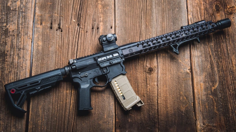 assault Rifle, 1080P, weapon, weapons, ar-15, custom