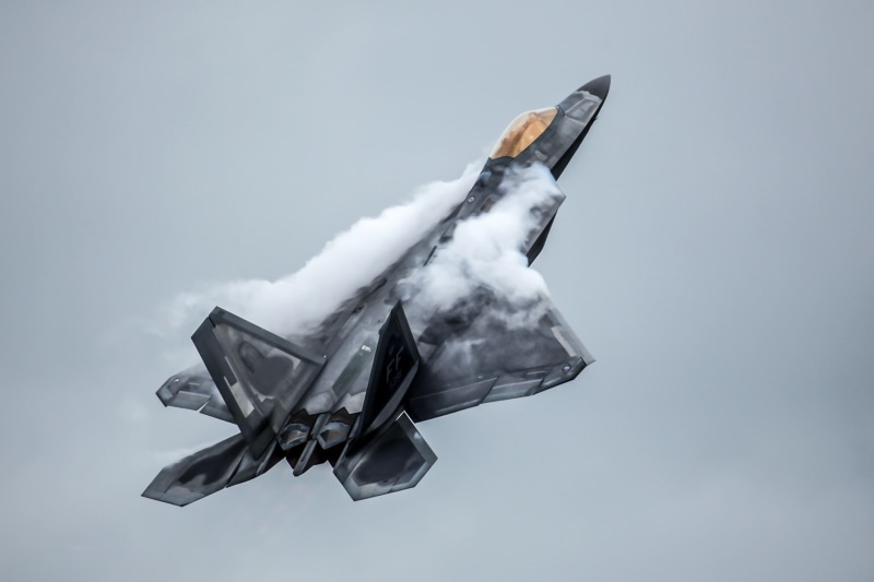 military, F-22 Raptor, vehicle, aircraft, military aircraft, 1080P