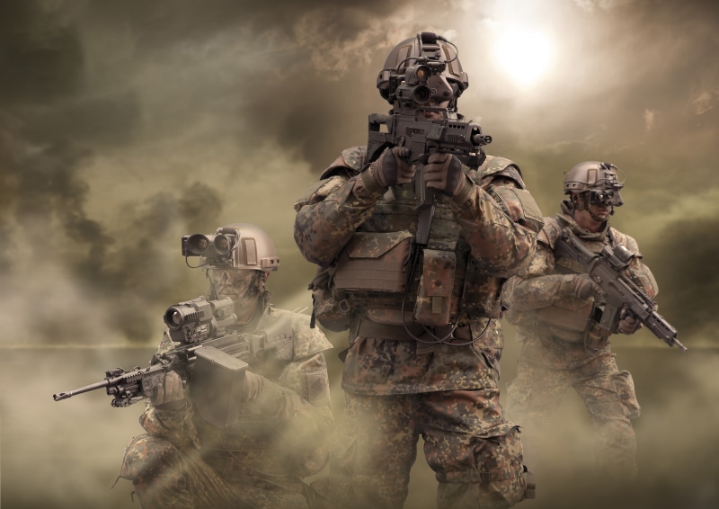 military, G36, soldier, army, 4K, Bundeswehr