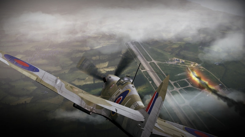 sport, sky, motion, transportation, fog, War Thunder, Royal Airforce, government, smoke - physical structure, ship, men, flying, mode of transportation