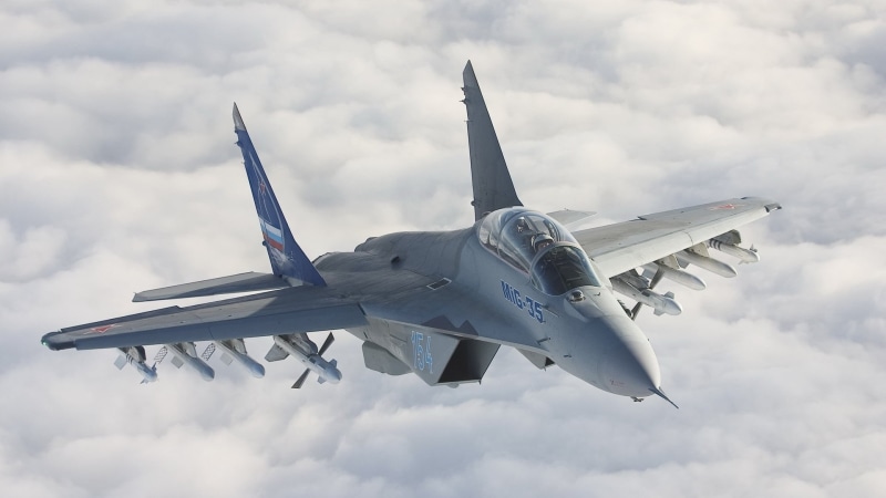 air force, on the move, air vehicle, above, cloud - sky, mode of transportation, Mikoyan MiG-35, day, military aircraft, army, military airplane, vehicle