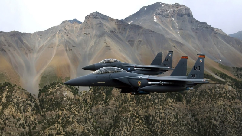 formation, sky, nature, gray, fighter, airplane, day, aerospace industry, army, flying, air vehicle, scenics - nature, 1080P, jets, F15-E, fighter plane
