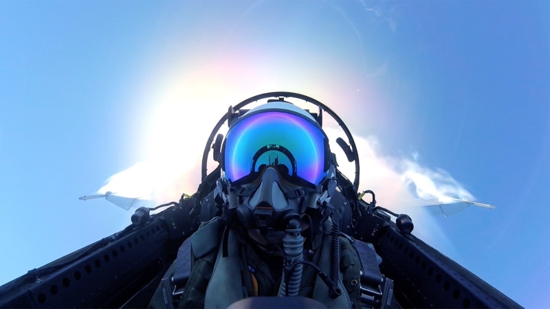 military aircraft, Boeing FA-18EF Super Hornet, Pilote, self shot, 1080P