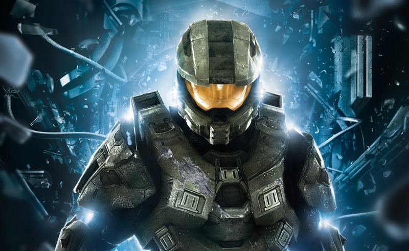 game, headwear, screenshot, helmet, uniform, cover, master, gas mask, close-up, illuminated, halo 4, chief, Halo, mask, masterchef, video game, people