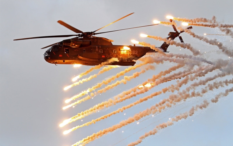 Sea, Sikorsky, Helicopter, Heavy, Stallion, ch, Shooting, 1080P