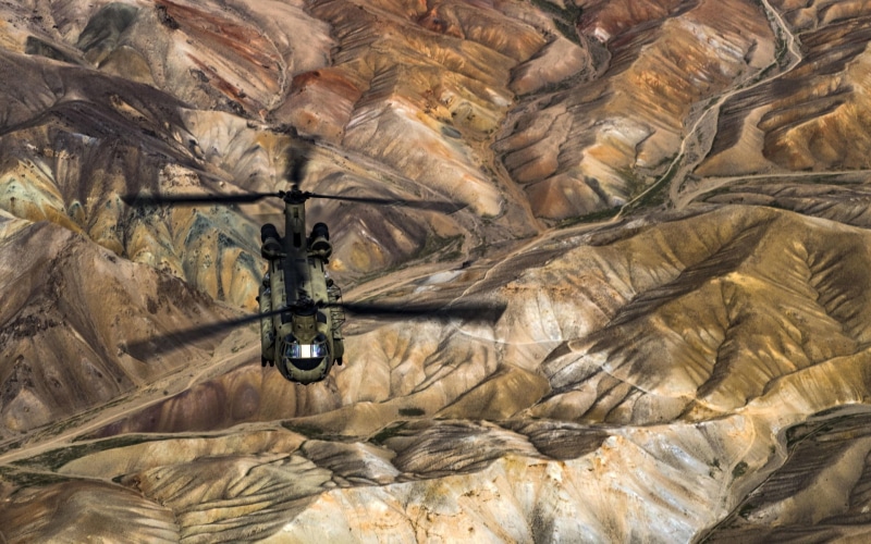 non-urban scene, animal, landscape, rock, no people, climate, mountain, scenics - nature, beauty in nature, Boeing CH-47 Chinook, flying, outdoors, air vehicle