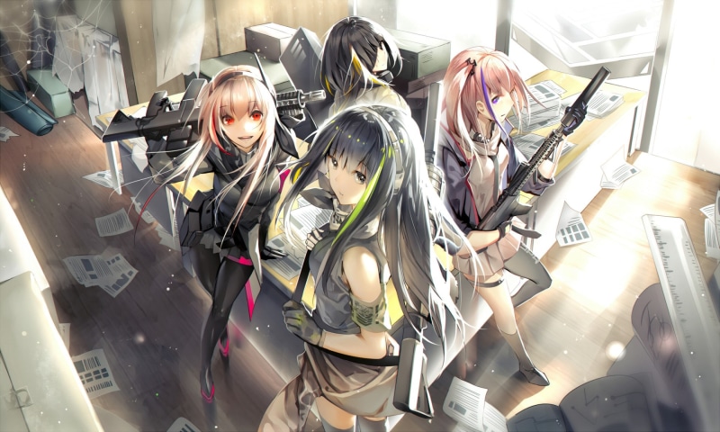 1080P, AR15 (Girls Frontline), Video Game, M4A1 (Girls Frontline), M4 Sopmod II (Girls Frontline), M16a1 (Girls Frontline), Girls Frontline