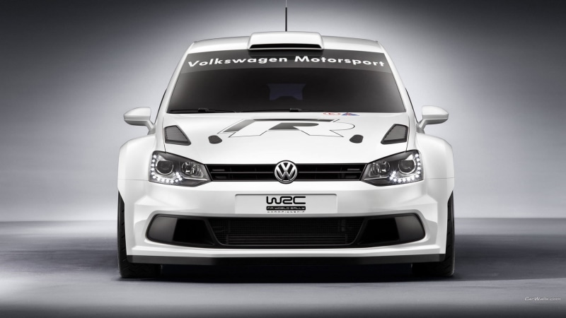 VW Polo WRC, rally cars, car, Volkswagen, 1080P