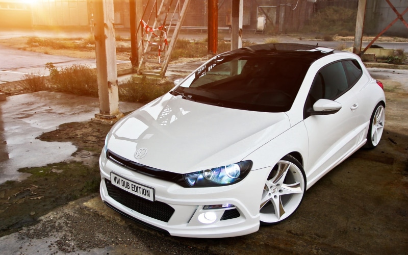 nature, sunlight, architecture, reflection, opel, Volkswagen Scirocco, transportation, car, land vehicle, 1080P, motor vehicle, mode of transportation