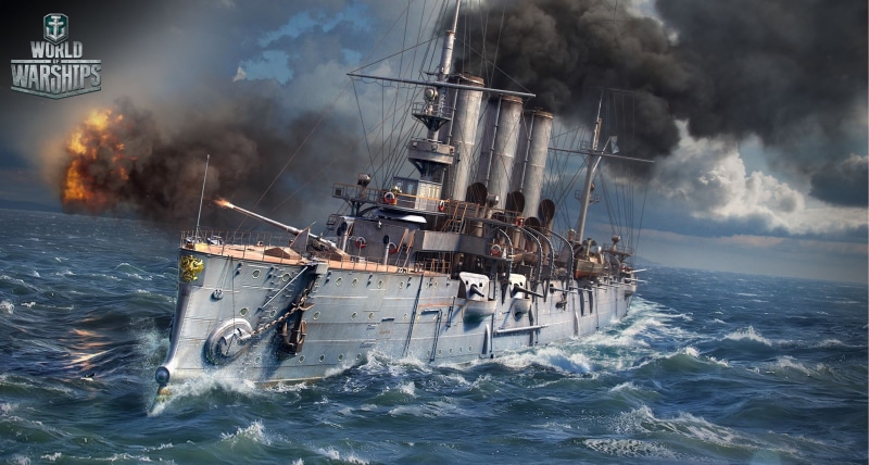 2K, sea, World of Ships, world, shot, ship, poster, World of Warships, cruiser, Diana, warships