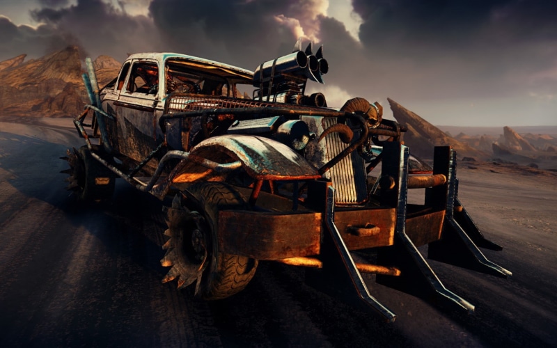 illustration, car, fury, Fury Road, Mad Max, Road Rage, game, 720P, max, mad, road, desert
