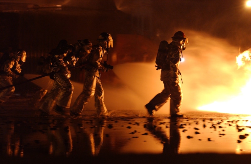 night, controlled, helmet, job, practice, danger, armed forces, live, protection, service, sign, young adult, uniform, photo, safety, smoke - physical structure
