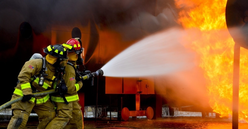 fire - natural phenomenon, practice, rescue worker, occupation, danger, responsibility, adult, uniform, firefighter, accident, job, emergency services occupation