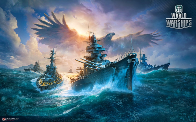 world, World of Warships, warship, 2K, game, poster