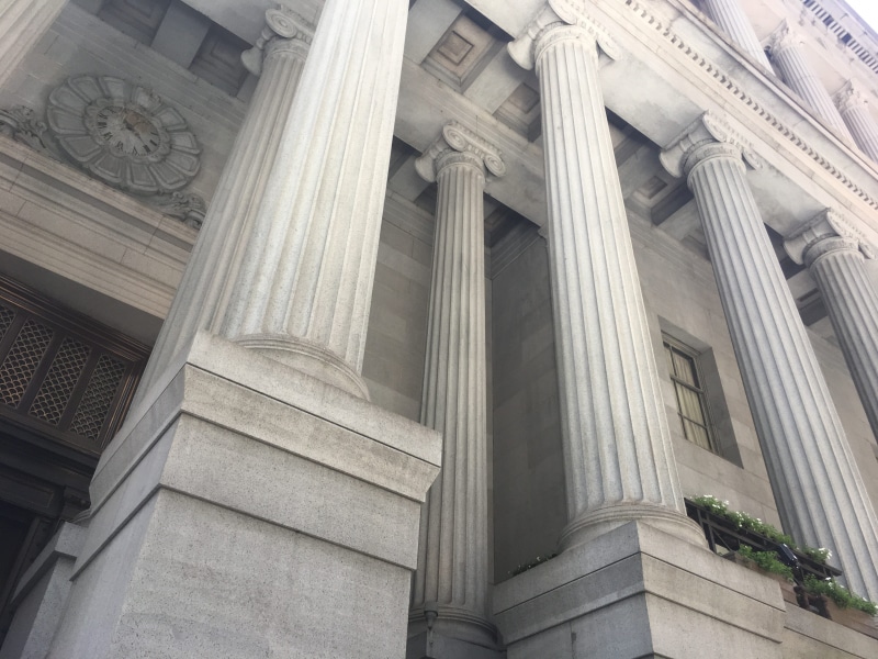 no people, 4K, low angle view, Architecture, day, built structure, classical style, architectural column, ornate, justice - concept, neo-classical, history