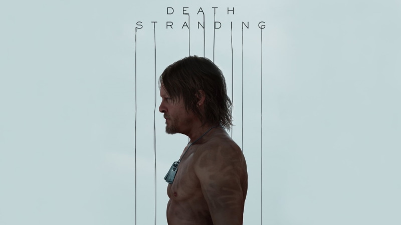 looking, Death Stranding, men, death, game, simple background, one person, headshot, contemplation, indoors, stranding, young adult, waist up, brown hair
