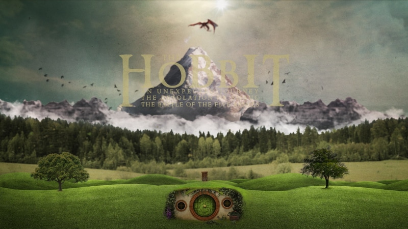 The Hobbit, no people, plant, cloud - sky, landscape, flying, Hobbiton, The Hobbit: The Desolation of Smaug, The Hobbit: An Unexpected Journey, scenics - nature