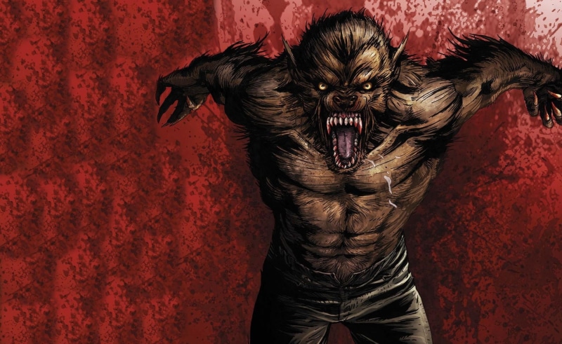 fantasy, animal body part, blood, vertebrate, monster, vector, 1080P, mask - disguise, horror, men, wall - building feature, werewolf, animal wildlife