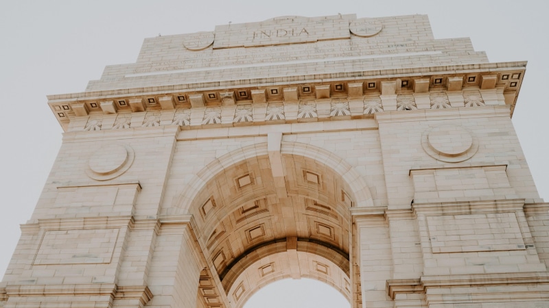 architecture, the past, 4K, india, old, unique, built structure, ancient, tower, day, building, india gate, no people, monument, new delhi, low angle view