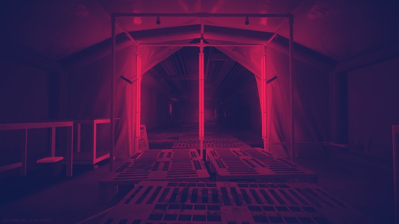 neon, Terragroup Labs, dark, Escape from Tarkov, 1080P, Terragroup, red, Labs
