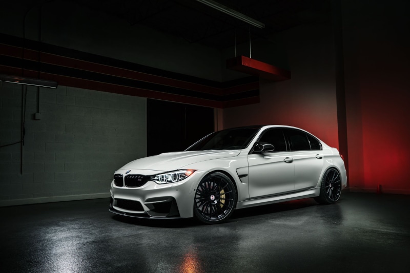 F80, White, Dark, Front, BMW, Wheels, HRE, 1080P, Matte