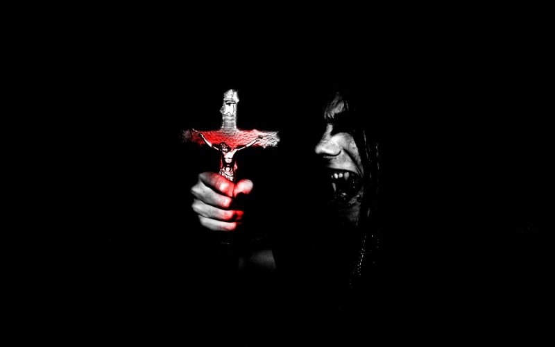 hd, Anti, blood, nature, forests, evil, gothic, vampire, satan, occult, x, horror, fangs, art, dark, cross, px, 1920x1200 px, 1080P
