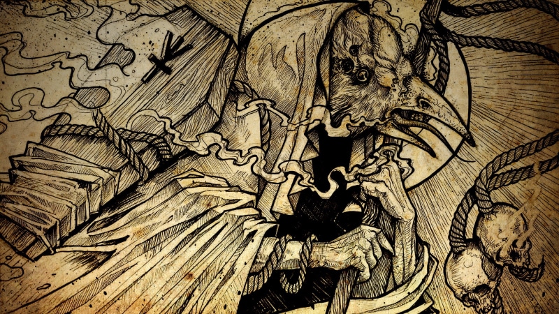 goth, skulls, gothic, occult, dark, raven, reaper, 1080P
