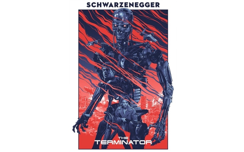 industry, Arnold Schwarzenegger, auto post production filter, one person, working, copy space, construction industry, Terminator, science fiction, safety