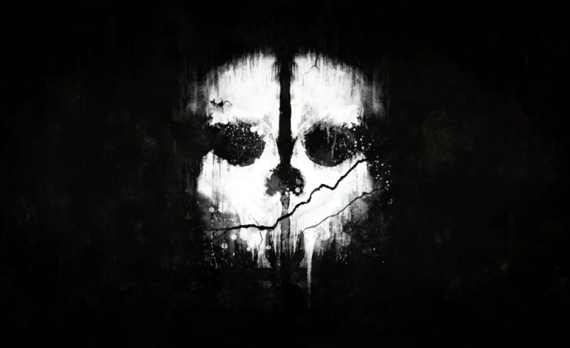 night, illustration, cod, Games, Call Of Duty, lake, nature, wall - building feature, ghosts, gray, sky, dark, tranquil scene, 1080P, copy space, tranquility