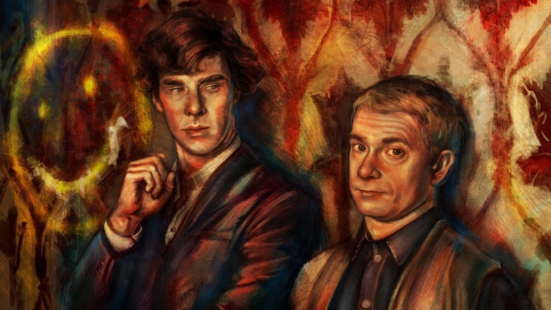 Sherlock, Benedict Cumberbatch, tv series, Martin man, 1080P