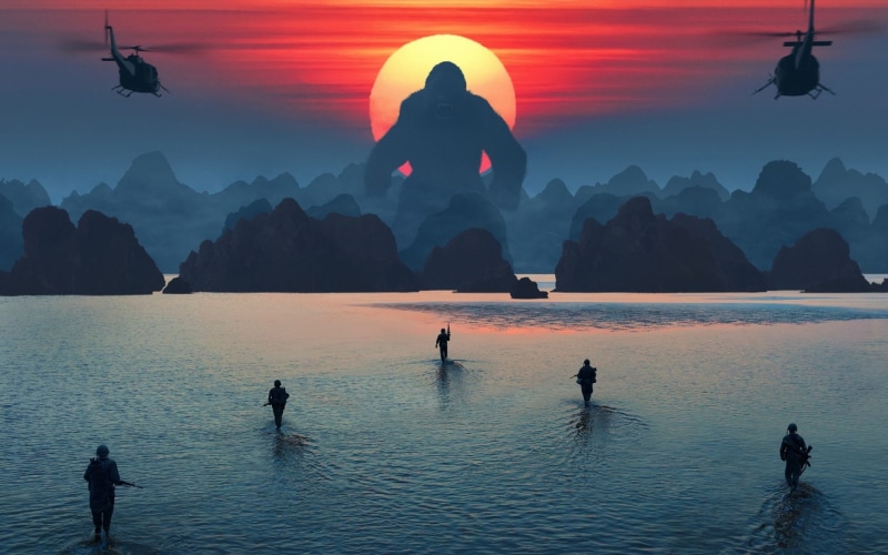 Kong: Skull Island, Movie, King Kong, 1080P, Gorilla, Ape