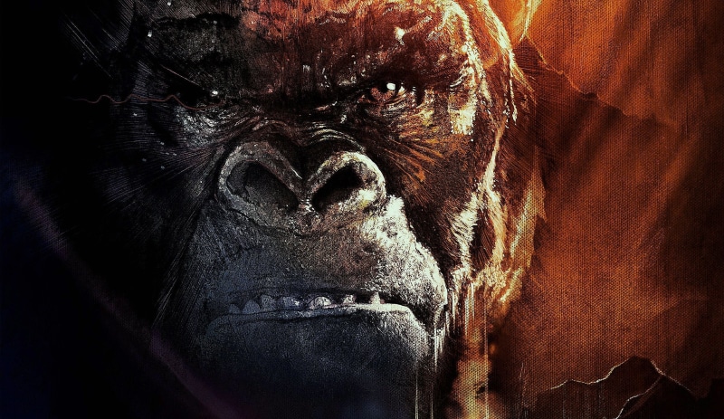 Mouth, 1080P, Kong: Skull Island, Canvas, Monster, Eyes, KING KONG.