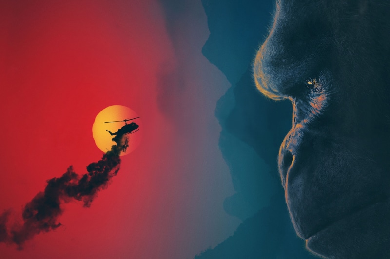 king, kong, Kong: Skull Island, 2K, 2017, movie