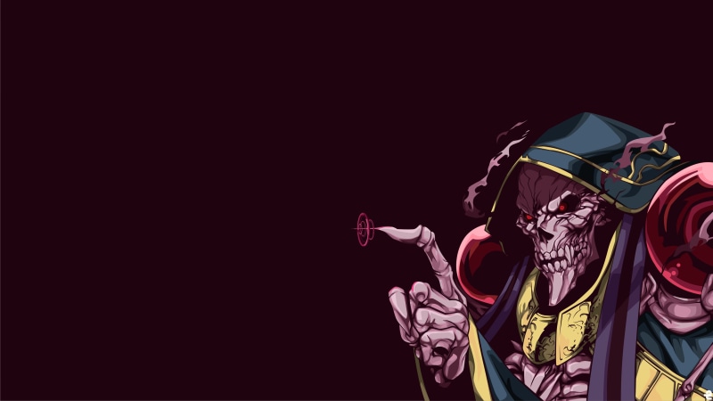Anime, Overlord, 4K, Ainz Ooal Gown, Overlord (Anime)