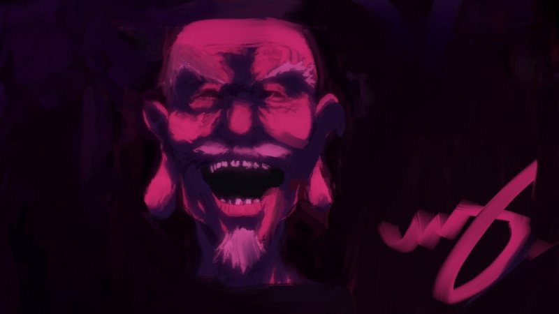spooky, halloween, mouth, evil, negative emotion, emotion, 720P, celebration, purple, human face, Netero  Isaac, aggression, demon - fictional character