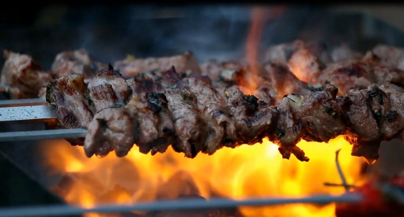 food and drink, fire - natural phenomenon, close-up, no people, barbecue grill, party, grilling, outdoors, nature, cookout, picnic, grill, freshness, 1080P