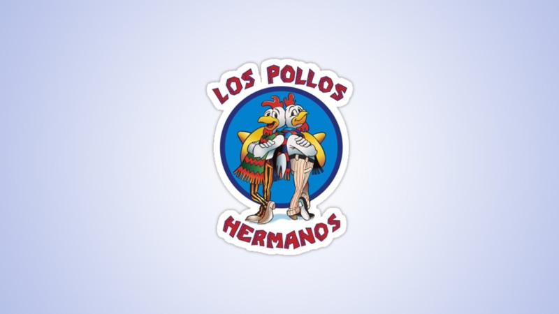 logo, multi colored, sign, Better Call Saul, day, Los Pollos  Hermanos, western script, indoors, no people, business, tv series, text, close-up, single object