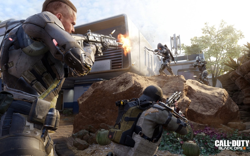2K, soldiers, black, guns, ops, call of duty black ops 3, duty, call