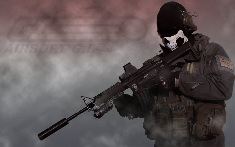 duty, Guns, 720P, Call of Duty, Rifles, entertainment, art, call, Airsoft, ghost, hd