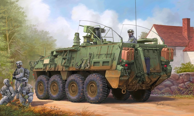 Stryker, reconnaissance vehicle, APC, biological, Stryker M1135 NBC, nuclear, 1080P, chemical intelligence, Vincent Wai, figure, U.S.
