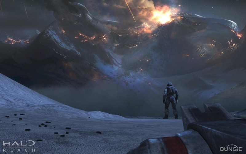 video, Video Games, x, crash, reach, art, 1080P, hd, halo, games, Spartan
