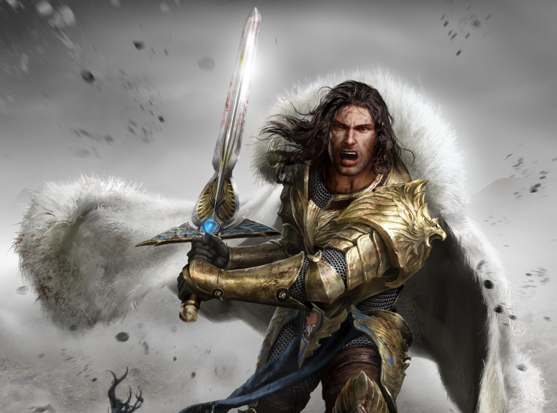Games, cloud - sky, aggression, one person, beard, videogame, waist up, Strategy, Heroes, nature, three quarter length, weapon, ivan, HolyGriffinEmpire