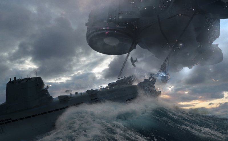 5K, s, water, waterfront, day, EvasHammer, Ausmerzer, mode of transportation, nature, conceptart, Game, Games, eva, outdoors, Ocean, Assault, Wolfenstein