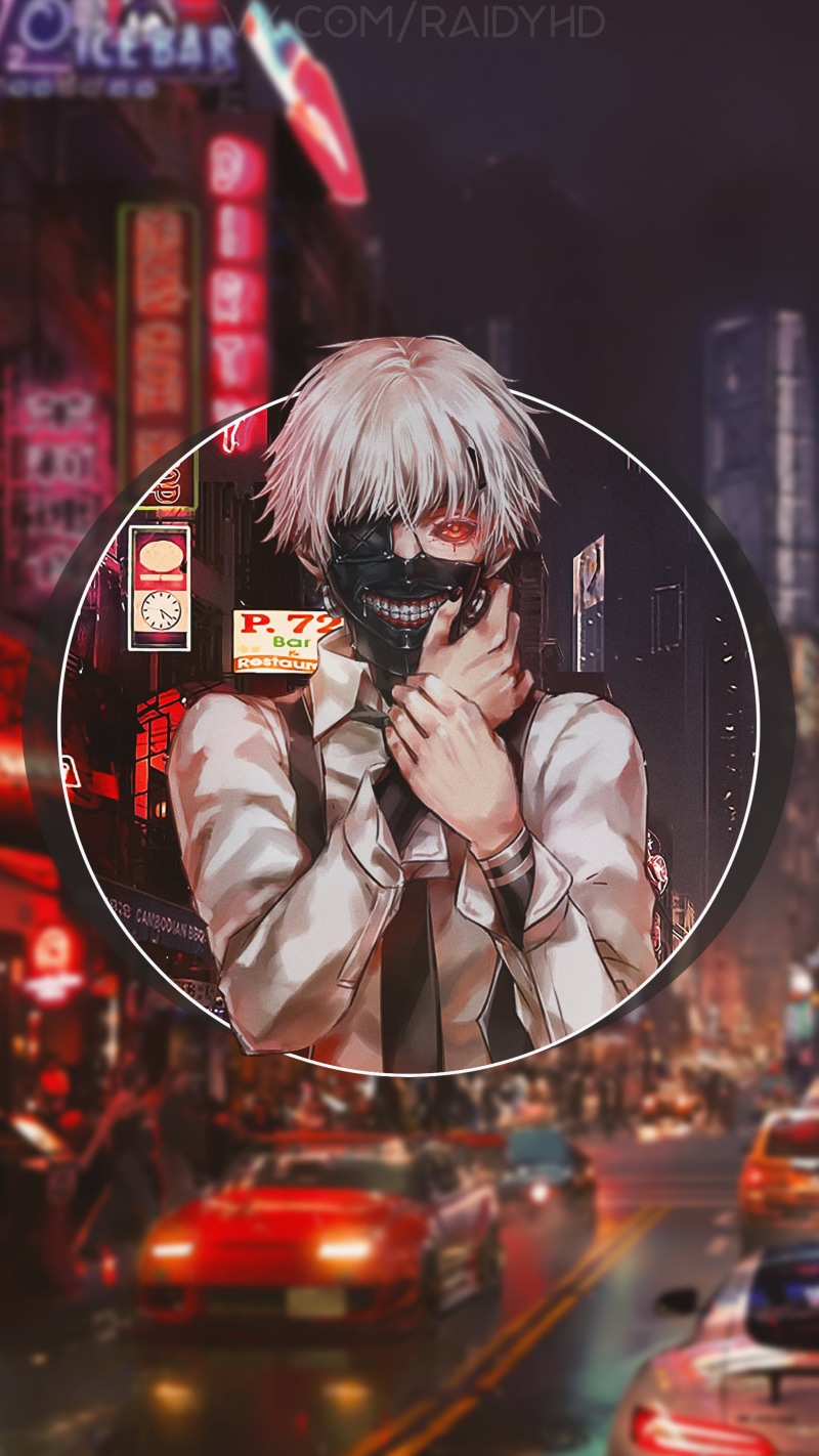 anime, anime boys, Kaneki Ken, 4K, picture-in-picture