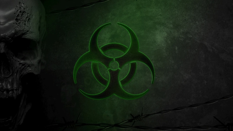 Green, 1080P, Skull, Biohazard, Virus, Sake, Danger